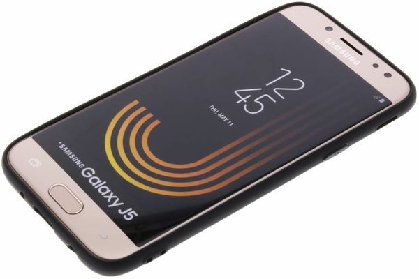 Ontwerp je eigen Samsung Galaxy J5 (2017) gel hoesje - Zwart