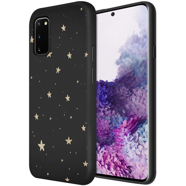 iMoshion Design hoesje Samsung Galaxy S20 - Sterren / Zwart