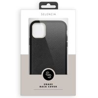 Selencia Gaia Slang Backcover Samsung Galaxy S21 Plus - Zwart