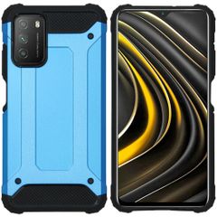 iMoshion Rugged Xtreme Backcover Xiaomi Poco M3 - Lichtblauw