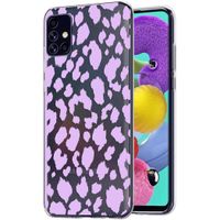 iMoshion Design hoesje Samsung Galaxy A51 - Luipaard - Paars