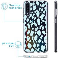 iMoshion Design hoesje Samsung Galaxy A50 / A30s - Luipaard - Blauw