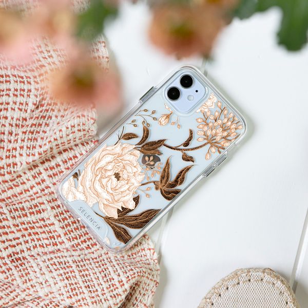 Selencia Fashion Extra Beschermende Backcover iPhone 12 (Pro)