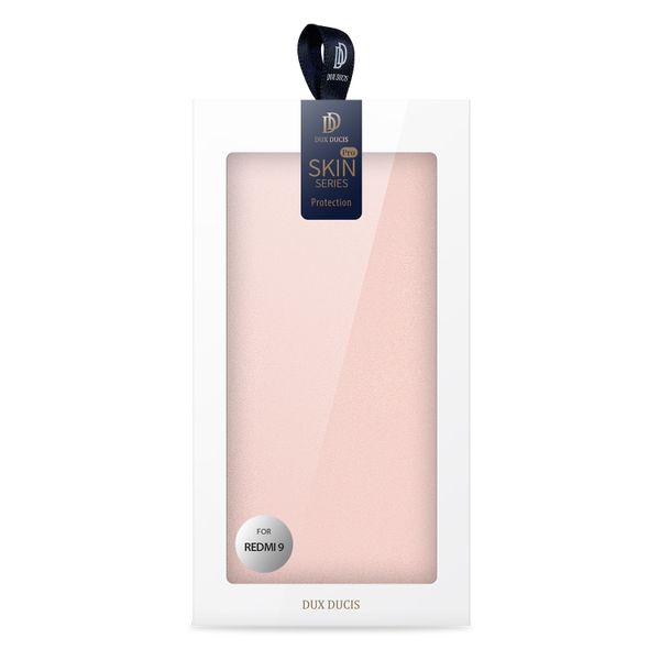 Dux Ducis Slim Softcase Bookcase Xiaomi Redmi 9 - Rosé Goud