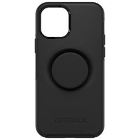 OtterBox Otter + Pop Symmetry Backcover iPhone 12 (Pro) - Zwart