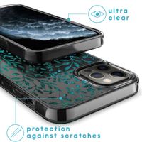 iMoshion Design hoesje iPhone 12 (Pro) - Bladeren - Groen