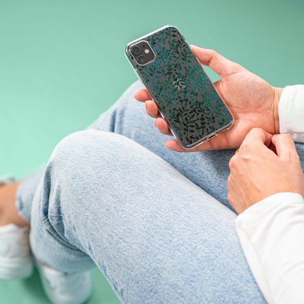 iMoshion Design hoesje Samsung Galaxy A51 - Bladeren - Groen