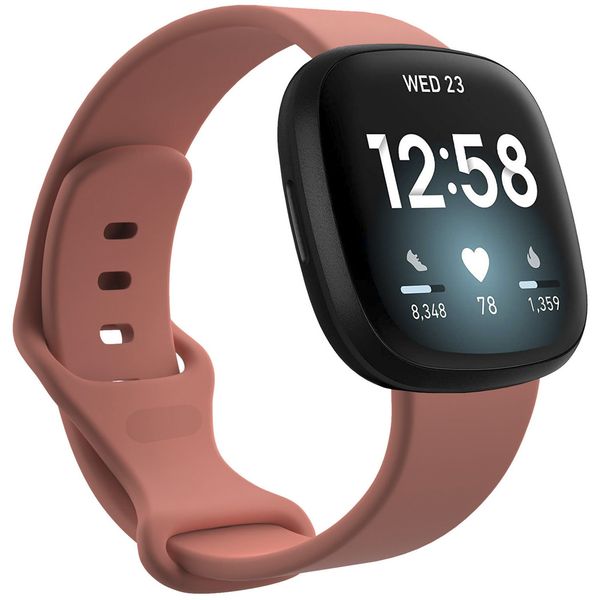 iMoshion Siliconen bandje Fitbit Sense / Versa 3 - Oranje