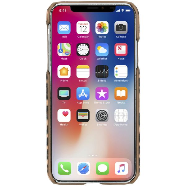 Luipaard Design Backcover iPhone 11 Pro Max - Bruin