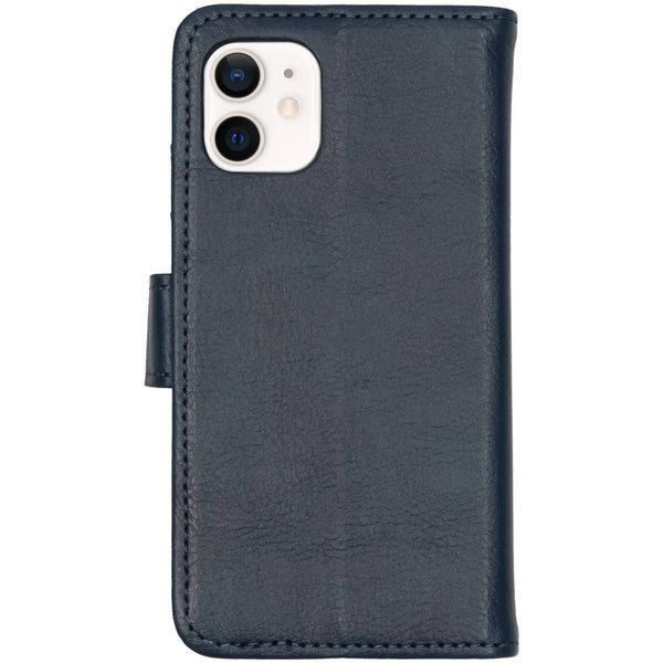 iMoshion Luxe Bookcase iPhone 12 Mini - Donkerblauw