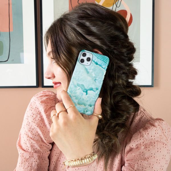 Selencia Maya Fashion Backcover Samsung Galaxy A51 - Agate Turquoise