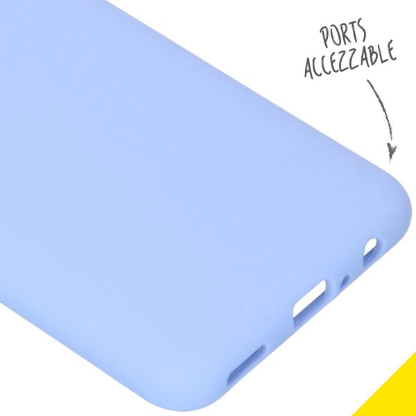 Accezz Liquid Silicone Backcover Huawei P Smart (2020) - Lila