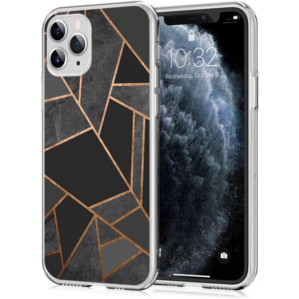 iMoshion Design hoesje iPhone 11 Pro - Grafisch Koper / Zwart