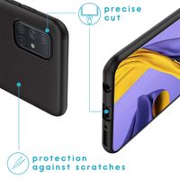 iMoshion Design hoesje Samsung Galaxy A71 - Fuck Off - Zwart