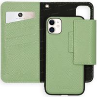 Selencia Llyr 2-in-1 Uitneembare Slang Bookcase iPhone 11 - Groen