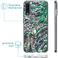 iMoshion Design hoesje Galaxy A50 / A30s - Jungle - Wit / Zwart