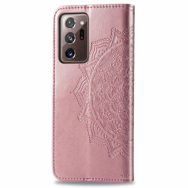 Mandala Bookcase Samsung Galaxy Note 20 Ultra - Rosé Goud