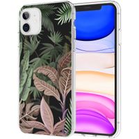 iMoshion Design hoesje iPhone 11 - Jungle - Groen / Roze