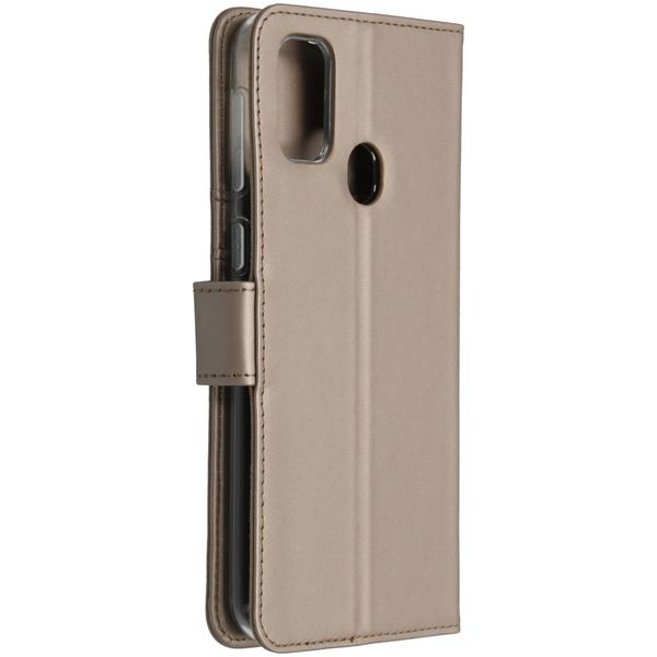 Accezz Wallet Softcase Bookcase Samsung Galaxy M30s / M21 - Goud