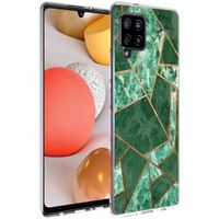 iMoshion Design hoesje Samsung Galaxy A42 - Grafisch Koper / Groen