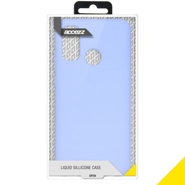 Accezz Liquid Silicone Backcover Huawei P Smart (2020) - Lila