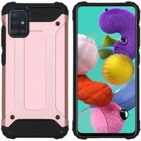 iMoshion Rugged Xtreme Backcover Samsung Galaxy A51 - Rosé Goud