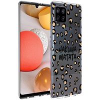 iMoshion Design hoesje Samsung Galaxy A42 - Luipaard - Bruin / Zwart