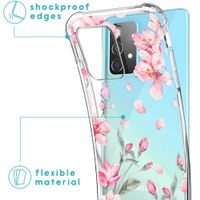 iMoshion Design hoesje met koord voor Samsung Galaxy A52(s) (5G/4G) - Bloem - Roze