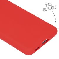 Accezz Liquid Silicone Backcover Galaxy S21 Plus - Rood