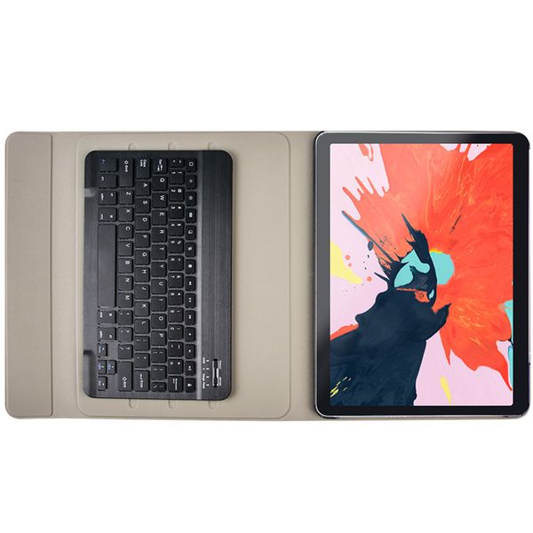 Bluetooth Keyboard Bookcase iPad Pro 12.9 (2020) - Zwart