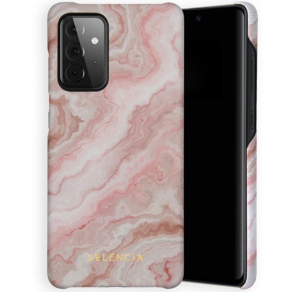 Selencia Maya Fashion Backcover Samsung Galaxy A72 - Marble Rose