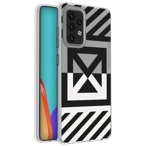 iMoshion Design hoesje Samsung Galaxy A52(s) (5G/4G) - Grafisch - Kruis - Transparant