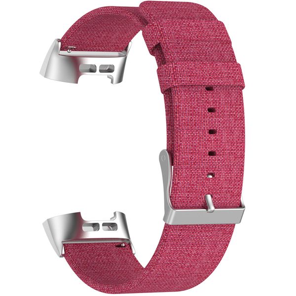 iMoshion Nylon bandje Fitbit Charge 3 / 4 - Roze