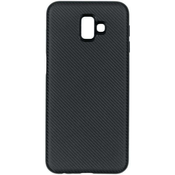 Carbon Softcase Backcover Samsung Galaxy J6 Plus