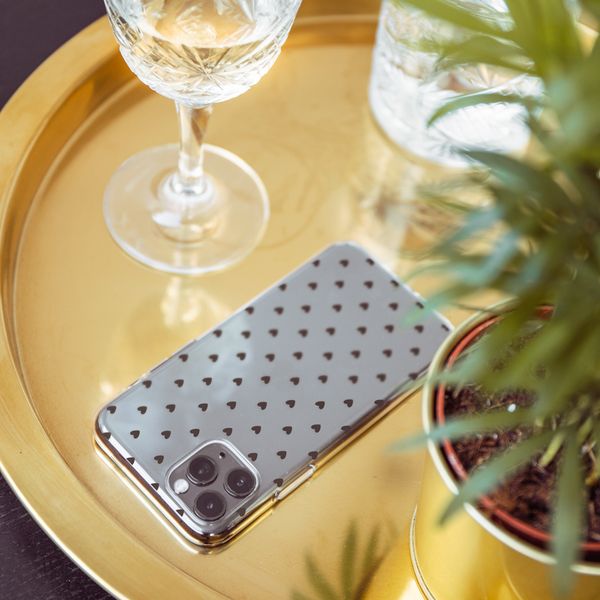 iMoshion Design hoesje Samsung Galaxy A71 - Hartjes - Zwart