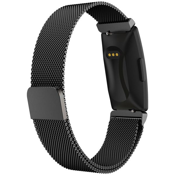 iMoshion Milanees Watch bandje Fitbit Inspire - Zwart