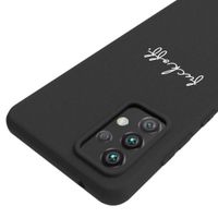 iMoshion Design hoesje Samsung Galaxy A52(s) (5G/4G) - Fuck Off - Zwart