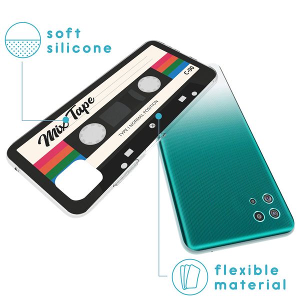 iMoshion Design hoesje Samsung Galaxy A22 (5G) - Cassette