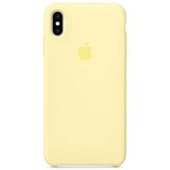 Apple Silicone Backcover iPhone Xs Max - Mellow Yellow