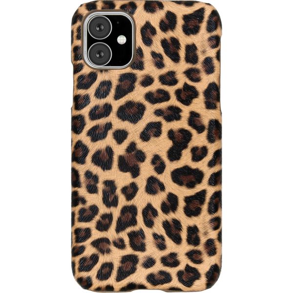 Luipaard Design Backcover iPhone 11 - Bruin