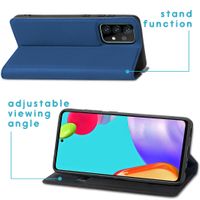 iMoshion Slim Folio Bookcase Samsung Galaxy A52(s) (5G/4G) -Donkerblauw