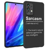 iMoshion Design hoesje Samsung Galaxy A52(s) (5G/4G) - Quotes - Zwart