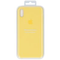 Apple Silicone Backcover iPhone Xs Max - Canary Yellow