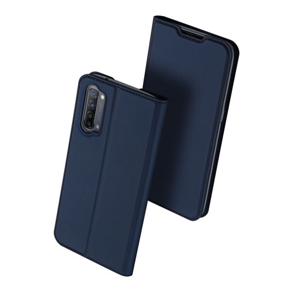 Dux Ducis Slim Softcase Bookcase Oppo Reno3 / A91- Blauw