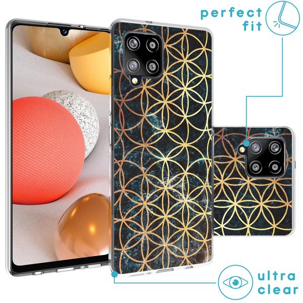 iMoshion Design hoesje Samsung Galaxy A42 - Ring / Zwart