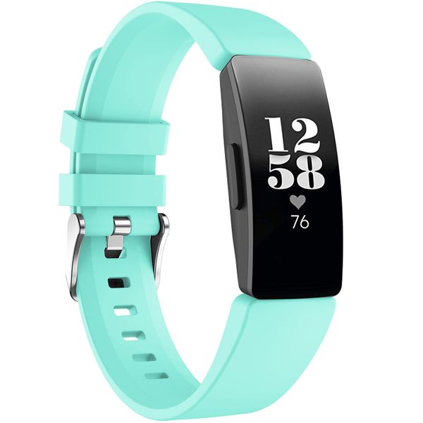 iMoshion Siliconen bandje Fitbit Inspire - Turquoise