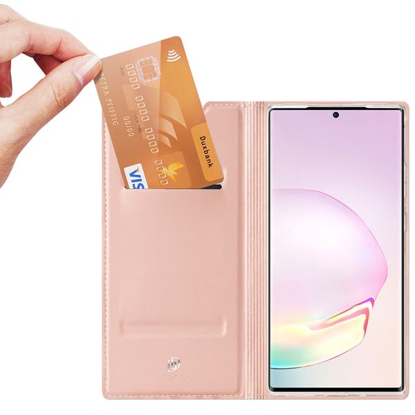 Dux Ducis Slim Softcase Bookcase Galaxy Note 20 Ultra - Rosé Goud