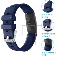 iMoshion Siliconen bandje Fitbit Inspire - Donkerblauw