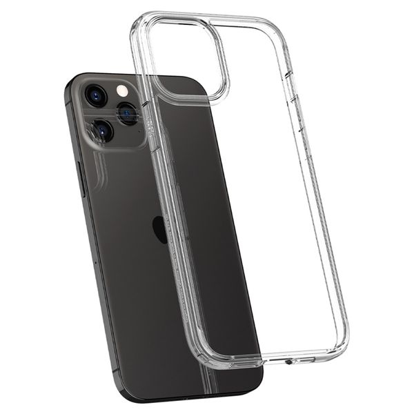 Spigen Ultra Hybrid Backcover iPhone 12 (Pro) - Transparant