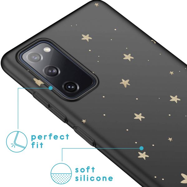 iMoshion Design hoesje Samsung Galaxy S20 FE - Sterren / Zwart